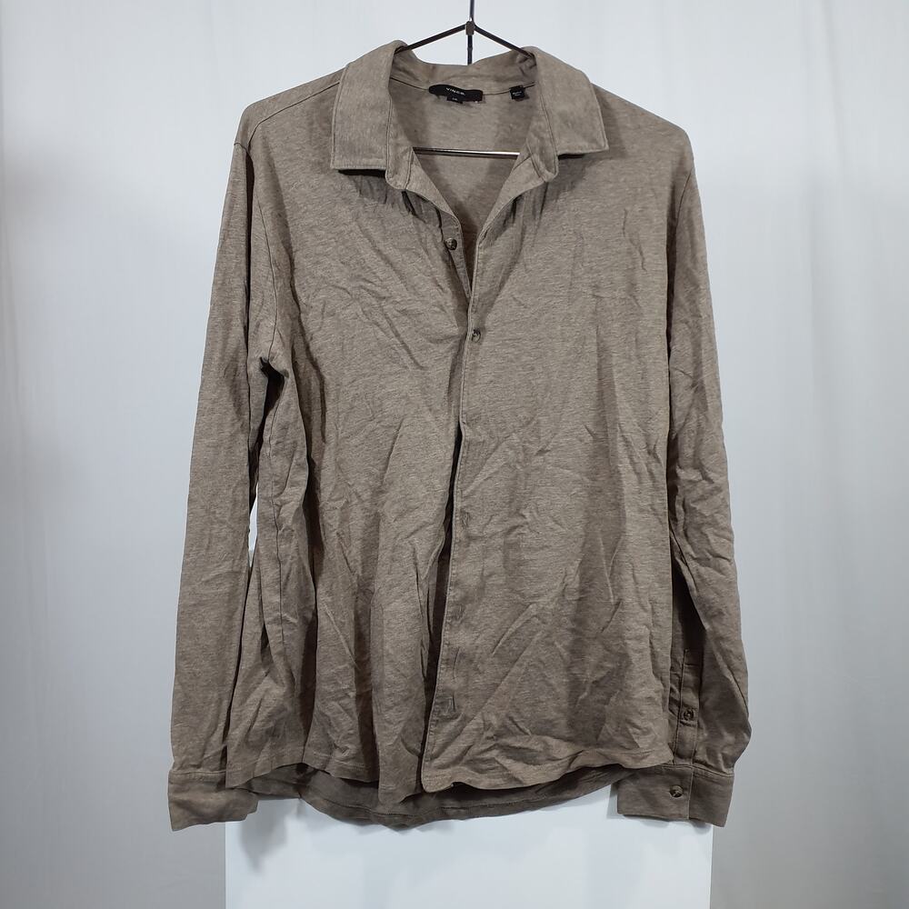 Vince 100% Pima Cotton Button-Down Shirt Size L